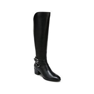 LIFE STRIDE VELOCITY Womens Black Cushioned Oakley Almond Toe Zip-Up Boots 6.5 M